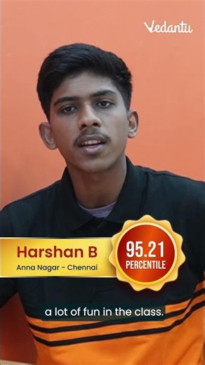 Congratulations Harshan B for your successful journey #shorts #vedantu