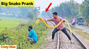 Fake Snake Prank Video On Public in India | Comedy Club