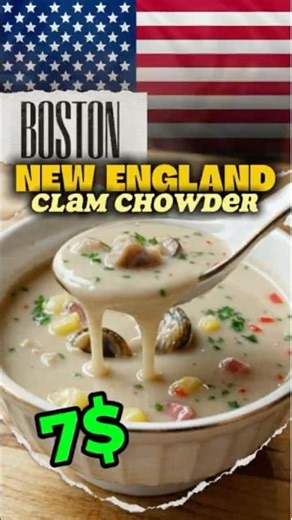 Ep.22 Street Food Travel | NEW ENGLAND CLAM CHOWDER