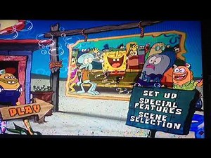 The SpongeBob SquarePants Movie 2004 DVD Menu Walkthrough
