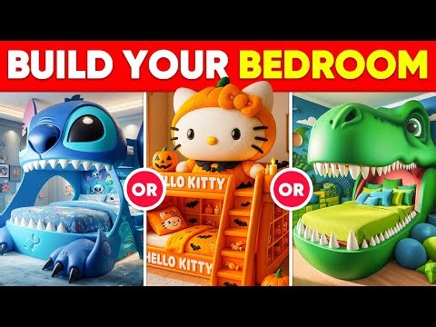 Would You Rather - Build Your Dream Luxury Bedroom 🛏️🤑🧸🌈 Moca Quiz
