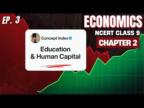 Education and Human Capital | People as Resource – Class 9 Economics || part-3