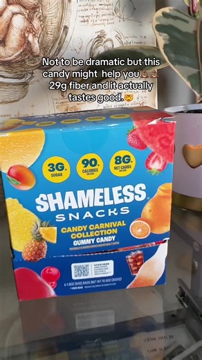Candy that actually tastes amazing AND helps you poop? 😳 Shameless Snacks packs 29g fiber in every bag, keeps the sugar low, and the flavors are next-level delicious—seriously, it tastes just like candy you’d splurge on. Every bite is indulgent but guilt-free, and it might even help you stay regular. If you want to try it before everyone else sells out, tap the orange shopping cart and grab your bag now—these go fast! 🍬 @Shameless Snacks