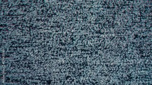 Static showing on a vintage television, a true testament to analog technology.