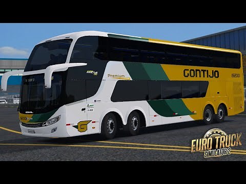 ETS 2 | Mod Bus – DETAIL+EAA | COMIL INVICTUS DD | GONTIJO | São Paulo / Belo Horizonte