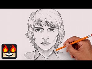How To Draw Mike Wheeler | Stranger Things