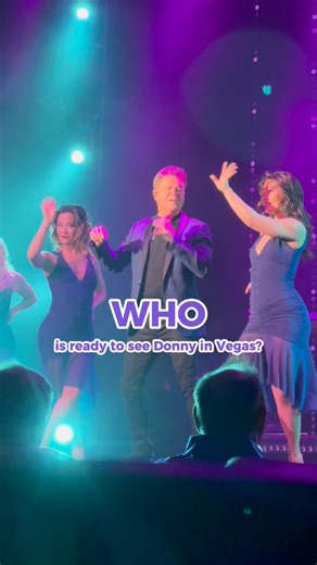 WHO’s coming and WHO would you bring to my show at Harrah’s Las Vegas? https://donny.com/ #LasVegas #DonnyOsmond #Concert | Donny Osmond