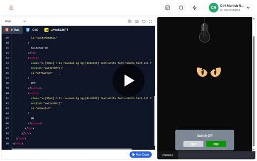#webdevelopment #javascript #frontendlearning #studentjourney #learningbydoing | Manish Reddy