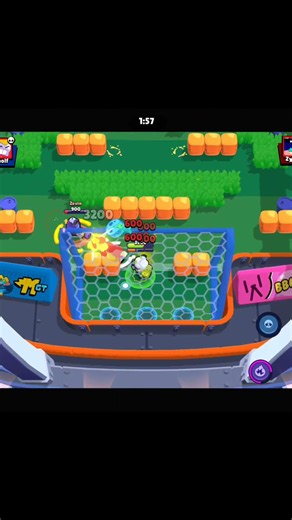 Dyna clutch 1v3 #brawlstars #supercell #shorts