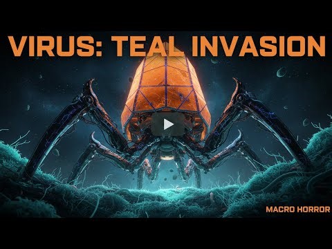 Real Life Alien Robots: The Bacteriophage (4K Macro)