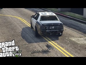GTA 5 PC MOD - Deploy Police Spike Strip MOD!!