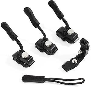 Zipper Repair Universal Zipper Repair Kit - Quick Fix Tool with Replacement Teeth & Sliders for All Types (2, S M L)