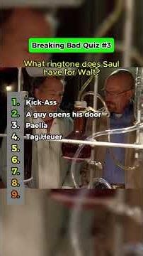 Breaking Bad Quiz – Test your knowledge 🎯🧠