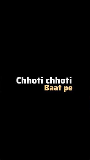 Naraj ho jata hai 😥Black Screen Lyrics Status | #blackscreenlyrics #love