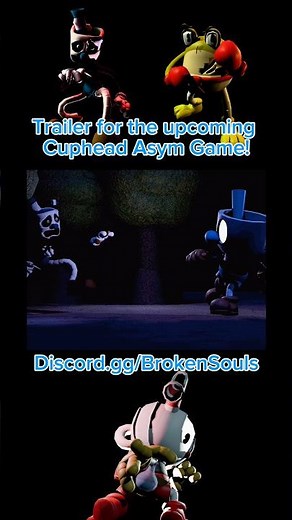 Trailer for Broken Souls (Cuphead Asym Game) | #roblox #Viral #brokensouls