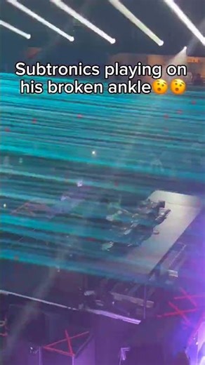 REPORT: Subtronics played through a broken fracture 😨