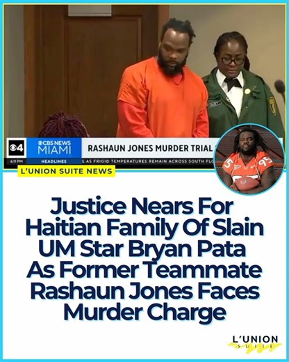 #1 Haitian-American Platform®️ on Instagram: "Jury selection continues this week in the high-profile murder trial of former University of Miami Hurricanes player Rashaun Jones, 40, charged in the 2006 fatal shooting of his teammate, #BryanPata. Nearly 20 years after the crime that devastated the college football community and left Pata’s #HaitianAmerican family seeking answers, the case is finally moving toward resolution in a Miami courtroom. Prosecutors allege Jones ambushed and shot Pata, a p