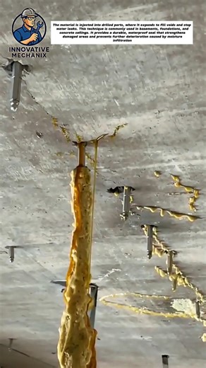 Concrete Crack Injection Repair | Fixing Leaks with Expanding Foam