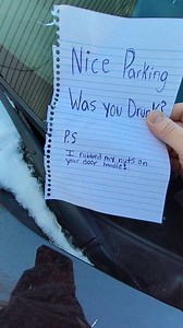 153K views · 736 reactions | I might have stayed out too late. I literally came home early this morning and parked in the neighbors driveway! #reels #signs #comedy #Parking #neighbors | Scrap | Facebook