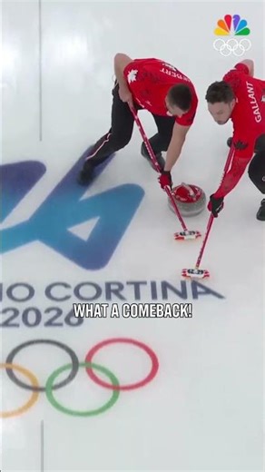 Canada stepped up their game to score three points in the 7th end and complete the comeback!