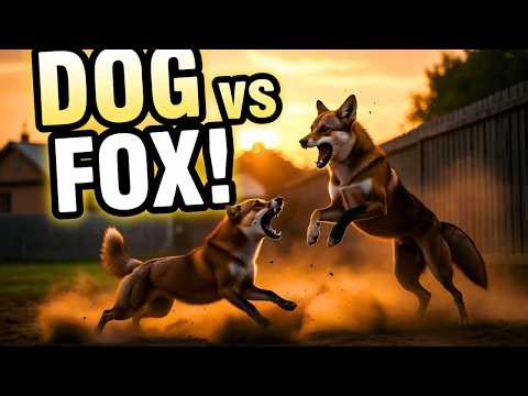 Dog Protects Home from Fox 🐕🦊 Real Village Animal Battle!
