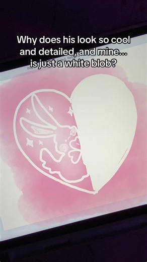 The invisible art challenge got me! 😅 His skills are next level. #ArtWorkout #WhiteChallenge #InvisibleArt #Fail #Drawing