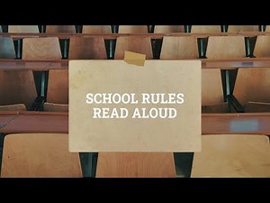 School Rules Read Aloud: Key Guidelines for Students in the USA | Must-Know School Policies