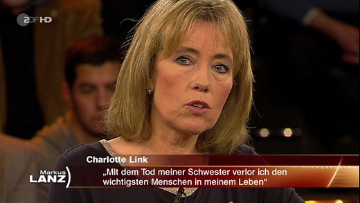 Unbedingt ansehen!! Deutschlands bekannte Schriftstellerin Charlotte Link über den Krebstod ihrer Schwester: Charlotte Links Schwester erkrankte mit 23 Jahren an Lymphdrüsenkrebs. Sie wurde bestrahlt, und bekam wegen dieser Bestrahlung dann Darmkrebs, und starb schließlich an den Folgen der Bestrahlung. Sie sagt u.a. "man kann gar nicht glauben, wie viele der beteiligten Ärzte in einer "so schlimmen Art" mit meiner Schwester umgegangen sind." | Krebs Kolleg HeilCamp.de - Krebs vorbeugen und heil