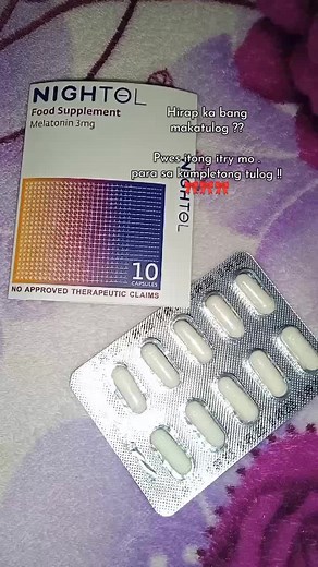 Itong para sayo kung hirap ka sa pagtulog mo . kaya icheckout muna yan para kumpleto lagi tulog mo !! @nightol_ph thanks for this awesome free sample po . More sales ang Godbless you always 😇😉🎀