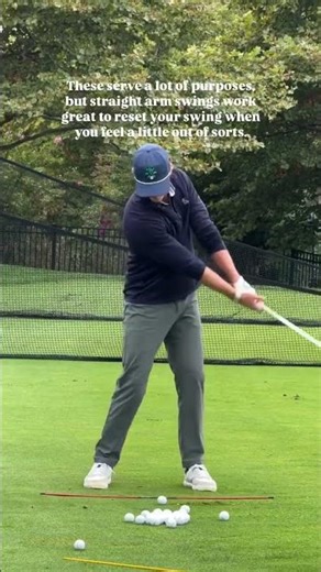 Swing reset drill 🌀 Straight arm motion for better fundamentals and flow.⁣\r\n⁣\r\nFollow @vipgolf f...