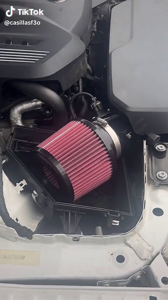 In case anyone was wondering what a b48 would sound with an intake #bmw #fyp