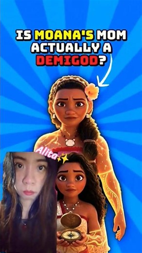 Is Moana's mom actually a Demi God?🤔🧐🤯 #shorts #theory #moana