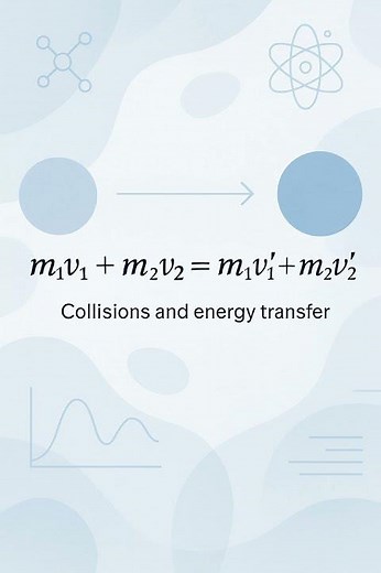 Collisions And Energy Transfer Explained! 🔬 #Shorts