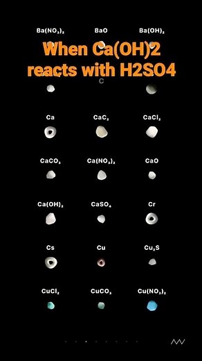 【化學】氫氧化鈣與硫酸反應 #Chemistry #Beaker