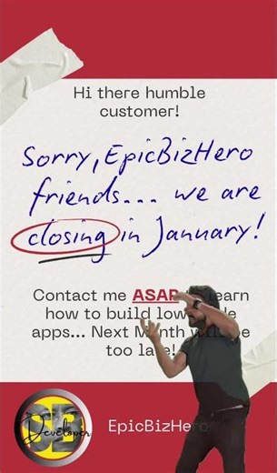 Want to learn low code app development? Better hurry!!!#powerapps #marketing #apps