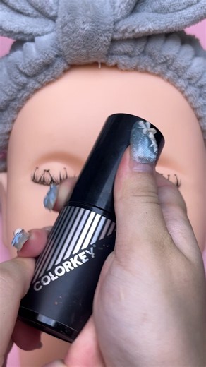 ASMR Mannequin Makeup things Sounds Video Fast No talk copper eyeshadow #ASMRDollMakeup #shorts