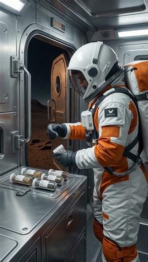 "Astronaut Discovers ALIEN PLANTS on Proxima! 🚀👽" #space #cosmicexploration #scifi