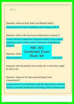 NSE 203 Combined Exam Study Set video