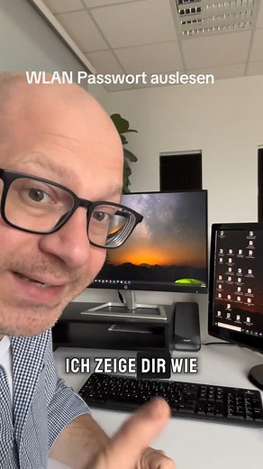 totorio IT / Wir betreuen Ihre IT on Instagram: "WLAN Passwort auslesen. So geht es, tippe folgendes ein „netsh wlan show profile name=„WLAN-NAME“ key=clear“ Bei WLAN Name musst du natürlich genau das reinschreiben, wie dein WLAN heißt. ￼#wlan #wlanpasswort #passwort #passwordsecurity #pctip #pctips #pctipps"