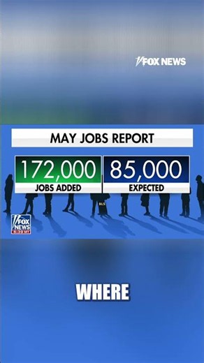 May jobs report BLOWS PAST expectations #shorts