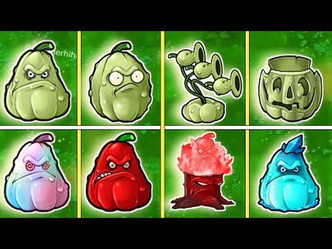 Squash Fused Plants Family Vs Ultimate Zombies !! Pvz Fusion