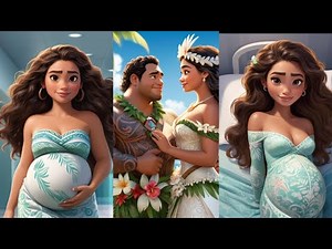 #disneyprincess Moana pregnant & giving birth. Becoming a mom. Disney fan fiction. Motherhood.
