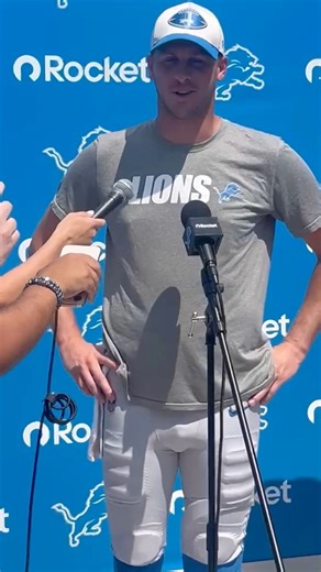 77K views · 446 reactions | What did Detroit Lions QB Jared Goff think of being mentioned by Taylor Swift on “New Heights”? He answers at training camp on August 14, 2025 in Allen Park.  Video by Christian Romo, DFP. #taylorswift #jaredgoff #newheights #detroitlions #lions | Detroit Free Press | Facebook