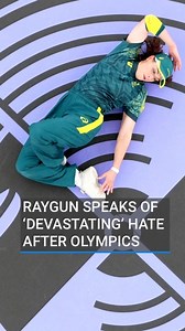 180K views · 1.6K reactions | Australian breakdancer Rachael Gunn, better known as B-Girl Raygun, has spoken of the "devastating" criticism she has received in the wake of her performances at the Paris Olympics. The Australian university lecturer was pilloried online and in mainstream media after she lost all three of her round robin battles. #breaking #breakdancing #raygun #Olympics | RTÉ News | Facebook