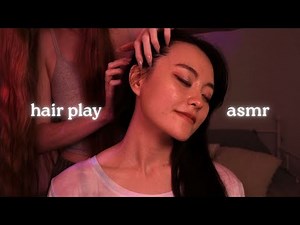 ASMR | Gentle hair play for my friend Jeannie 🐼 (PotasticPanda)