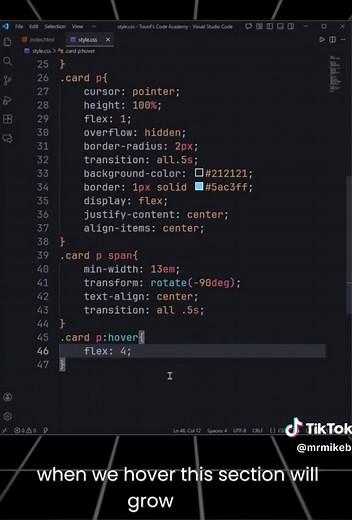 Creating a Hover Expanding Card Effect with HTML & CSS