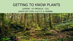 CLASS 6, SCIENCE, PPT,GETTING TO KNOW PLANTS.pptx - Biology - Notes - Teachmint