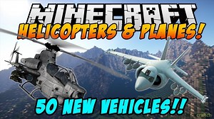 Мод на вертолёты MC Helicopter для Майнкрафт 1.7.10/1.7.2/1.6.4