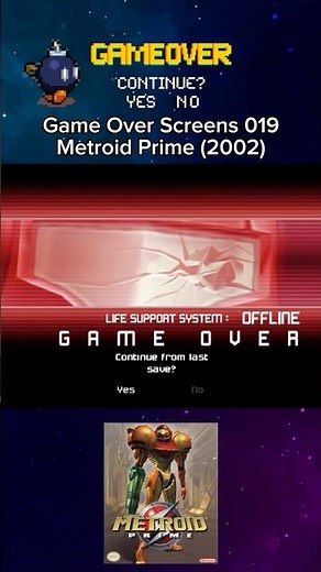 Game Over Screens 019: Metroid Prime