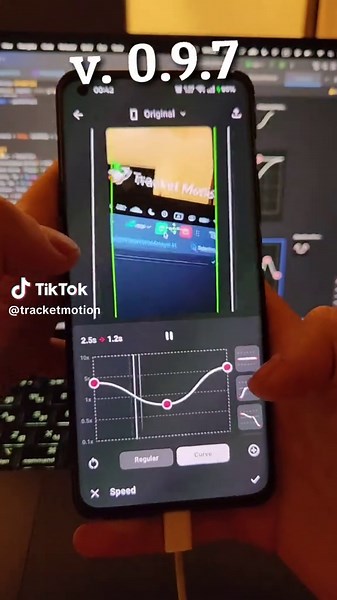 Testing my motion tracking and stabilization video editor app for Android